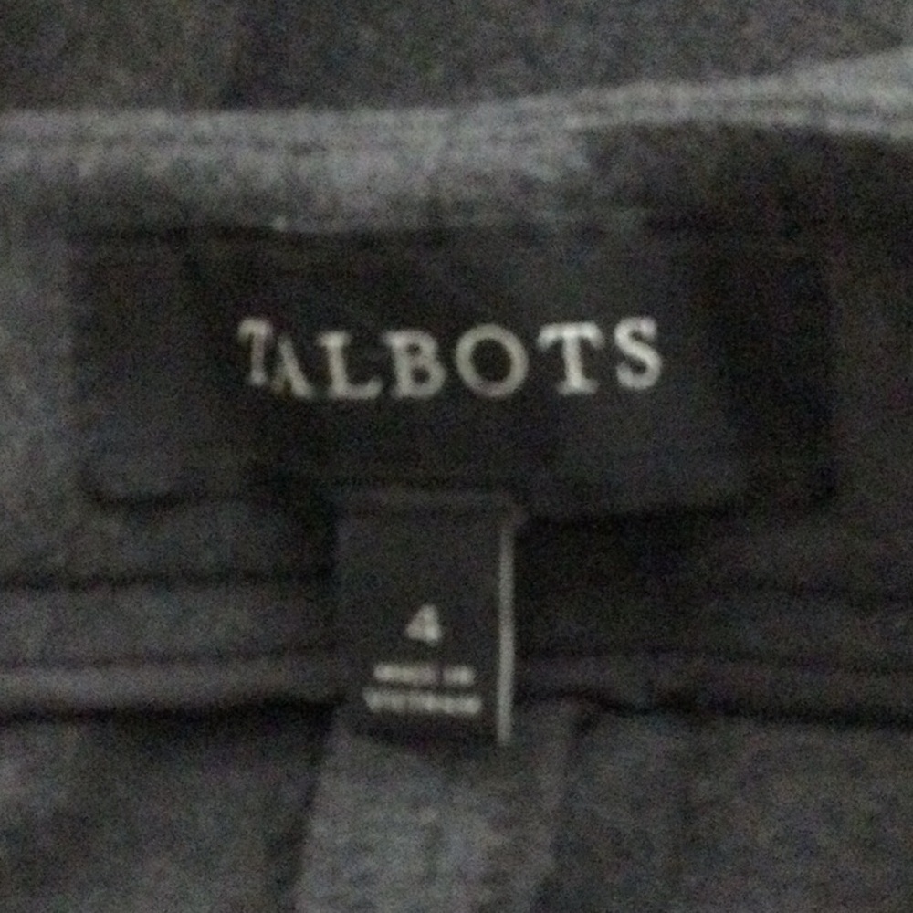 Talbots Grey Classic trouser - Picture 1 of 5